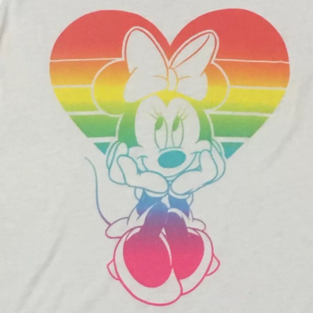 Brand new Minnie Mouse rainbow shirt